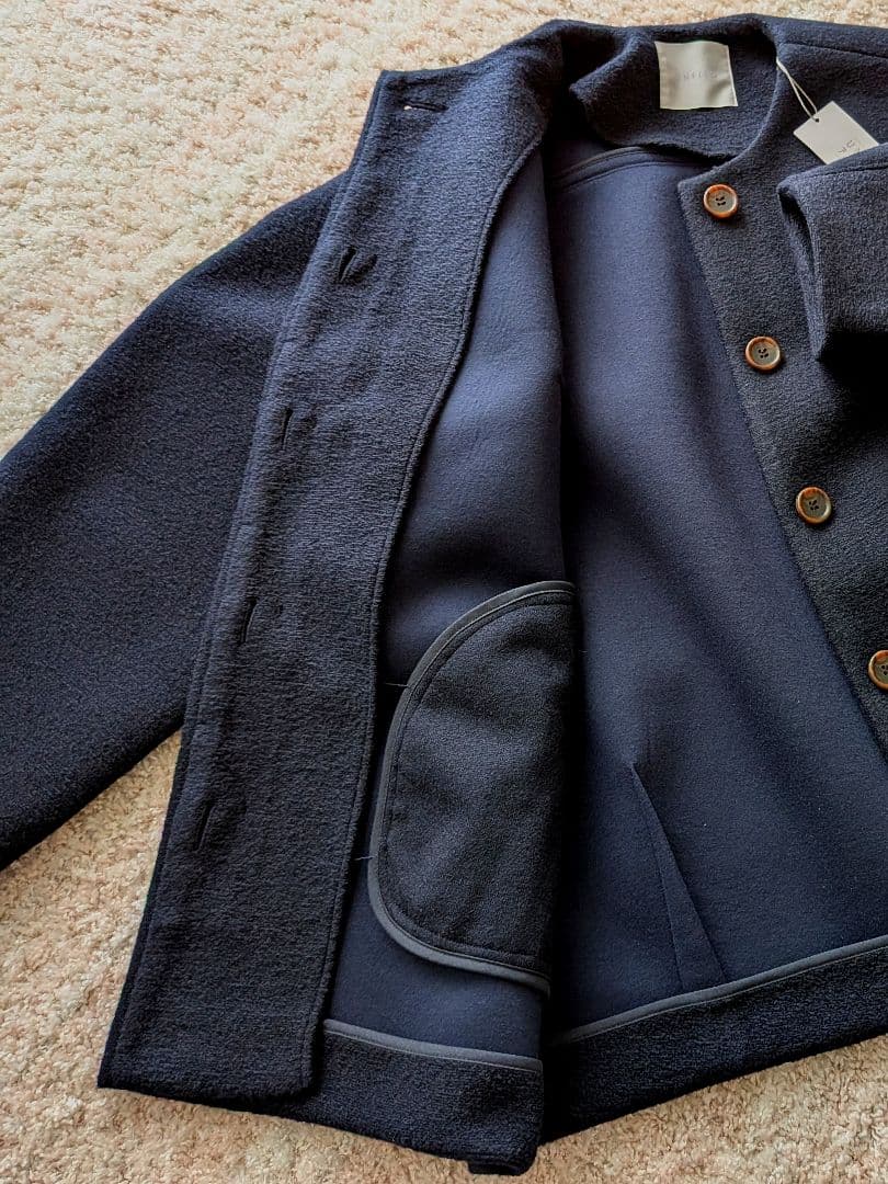 新品【UNFILO】ボンディングフォルムコート 濃紺 23区/iCB - メルカリ