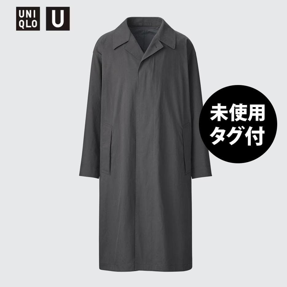 サ*ン様 新品タグ付 ユニクロ U 　 オーバーサイズステンカラーコート S ユニクロ公式 | オーバーサイズステンカラーコート