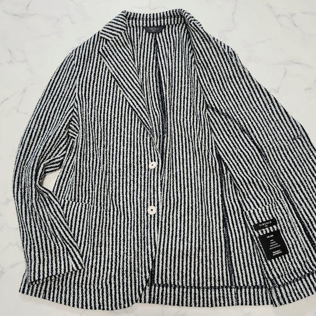 美品/25SS☆チルコロ1901　コットンポリブークレジャージーシャツジャケット 美品/25SS☆チルコロ1901 コットンポリブークレジャージーシャツ
