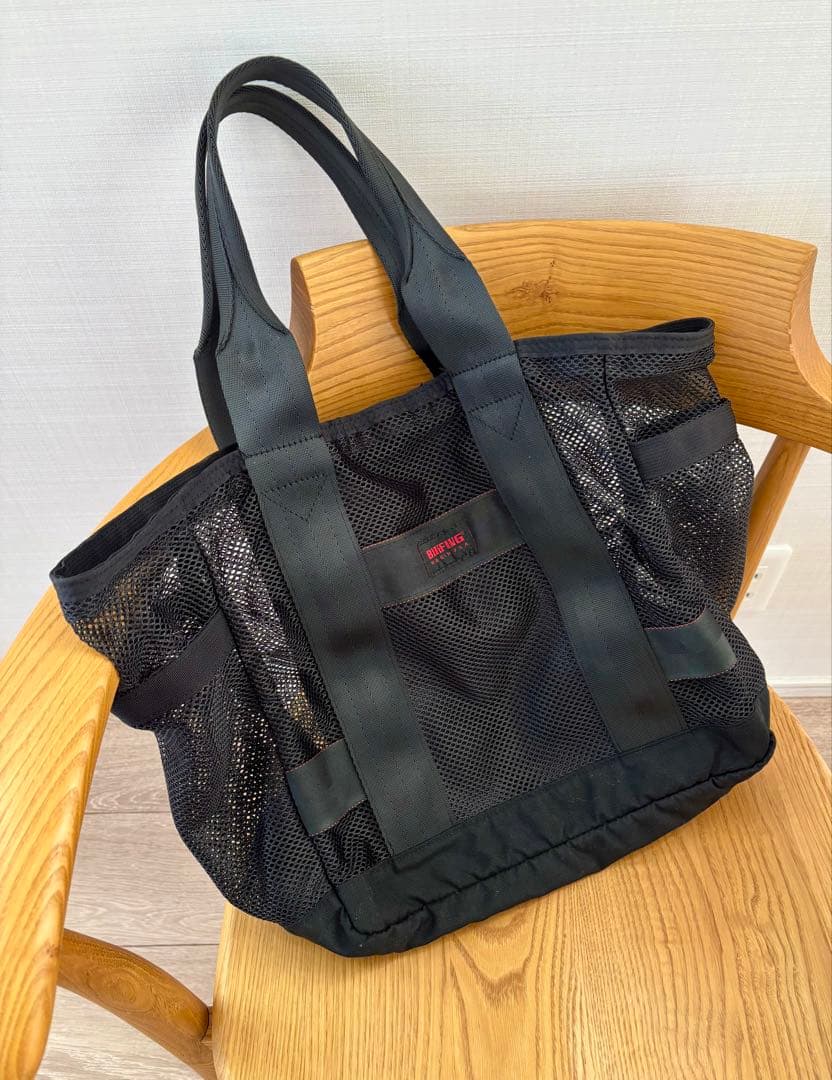 【希少・極美品】BRIEFING メッシュトート　USA ブラック BRIEFING GOLF（ブリーフィングゴルフ） ブリーフィング トートバッグ
