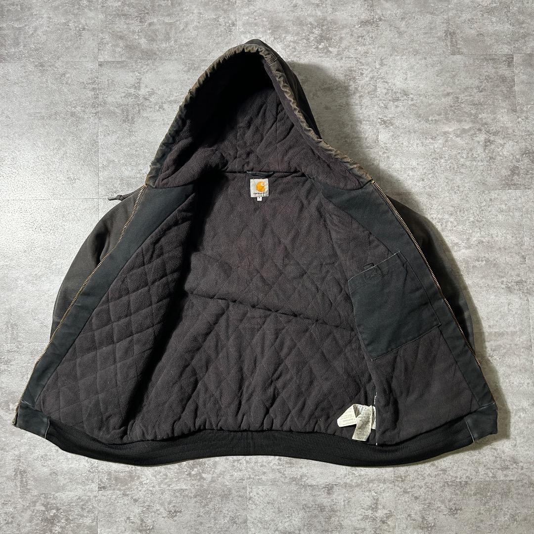 00s USA製 ブラック カーハート アクティブジャケット ダックM - メルカリ