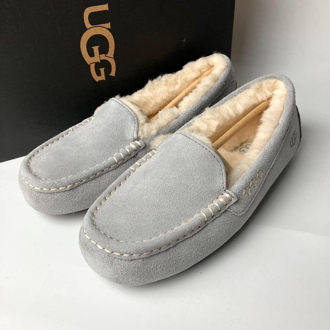 【未使用】UGG ANSLEY アンスレー　モカシン　フラットシューズ　25 楽天市場】UGG アンスレー アグ モカシン レディース ANSLEY ムートン