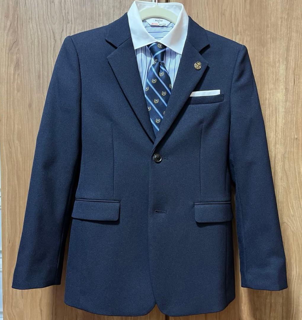 小学生 卒業式 160 男 BEAMS ネイビー スーツ - メルカリ
