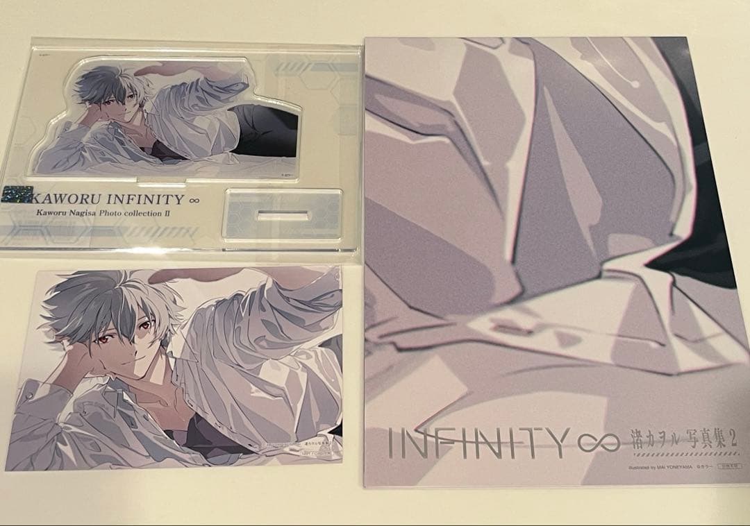 渚カヲル写真集2 とらのあな有償特典 アクリルスタンド イラストカード