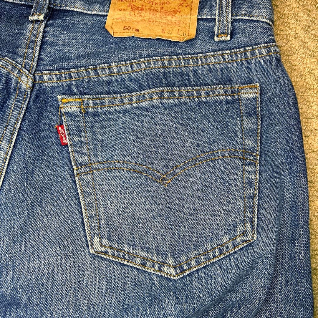80s USA Levi's 501xx W32 87赤文字モデル】刻印524 - メルカリ