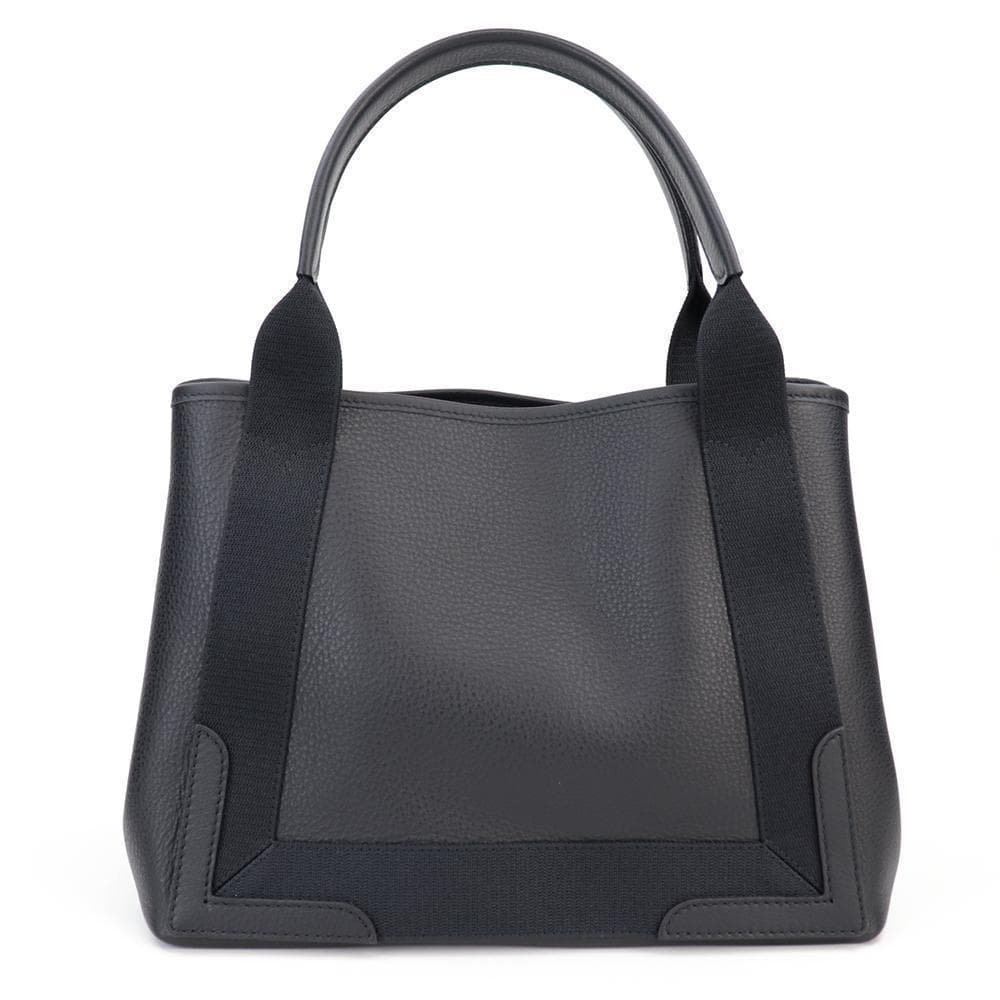 バレンシアガ バッグ トート レザー 本革 ネイビーカバス Sサイズ