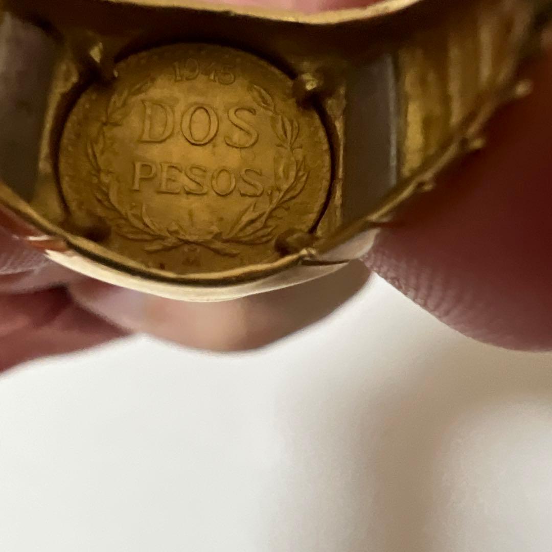 K18 ゴールドリング 1945 DOS PESOS - メルカリ