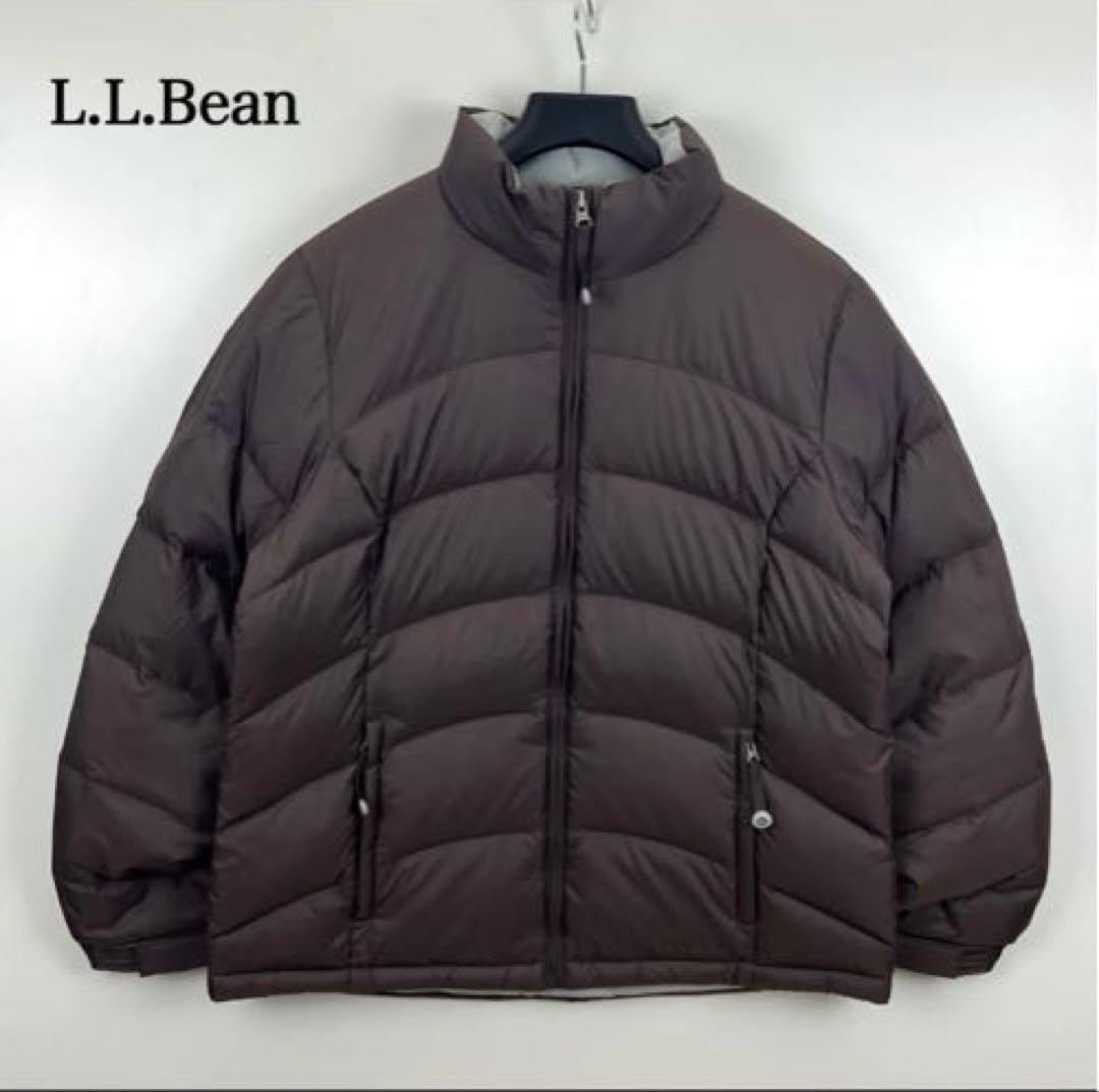L.L.Bean 00s グースダウンジャケット L ブラウン　希少カラー