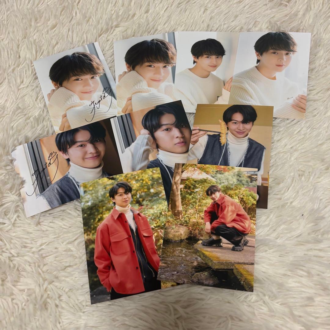 藤本洸大 JUNON ブロマイド 複製サイン入り セット - メルカリ