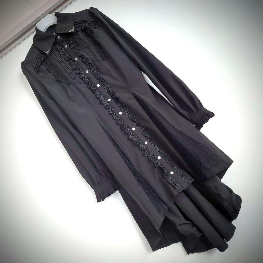 Ozzon OzzOneste 白薔薇ロングブラウス ジャボ付き - メルカリ