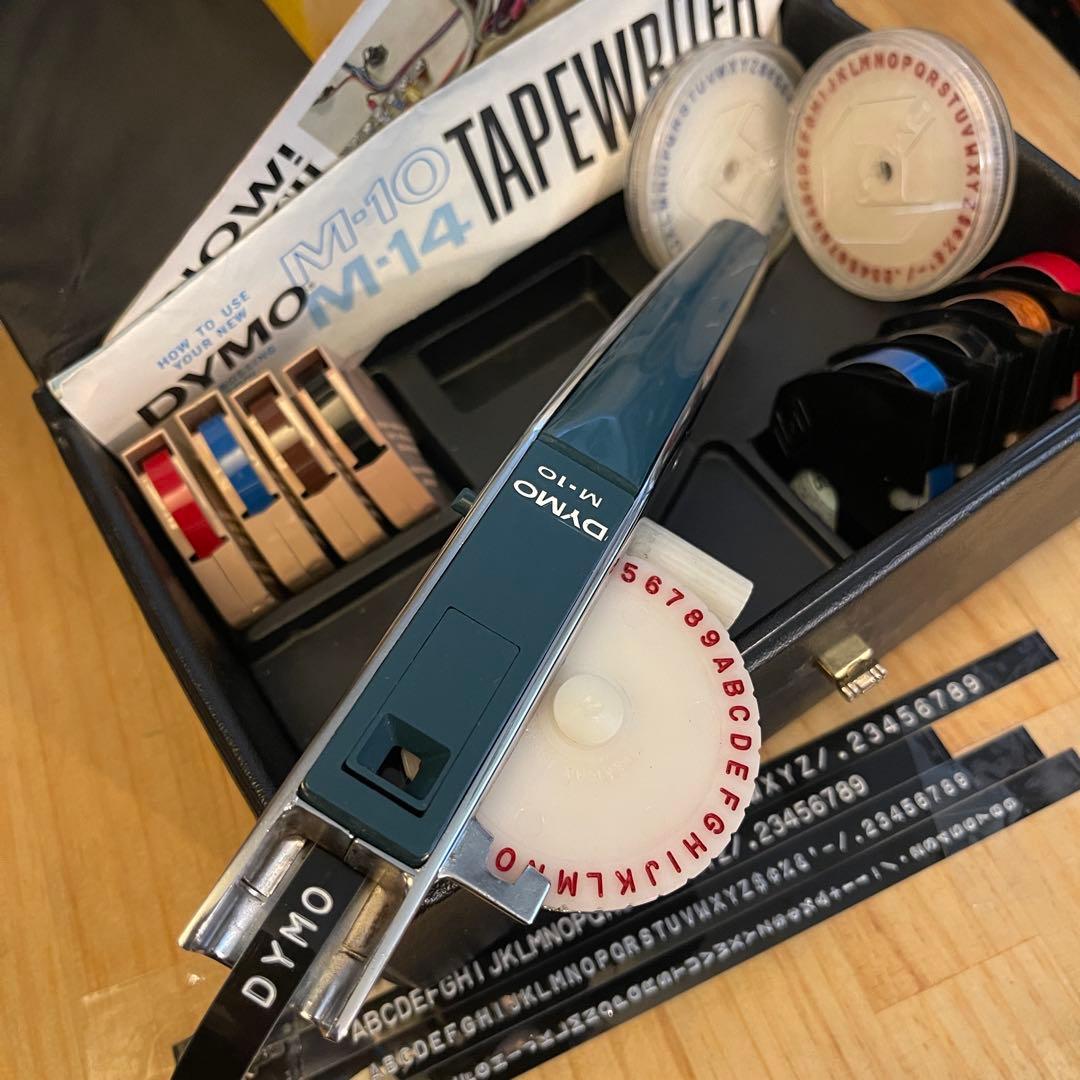 □製品保証□【フルセット・筆記体】 ダイモ M-10 DYMO 158-10 - メルカリ