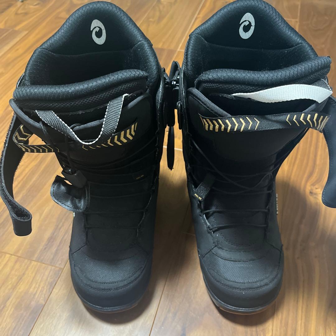 DEELUXE ブラック スノーボードブーツ ダイヤル式 US8.5 ディーラックス（DEELUXE）（メンズ、レディース）スノーボードブーツ