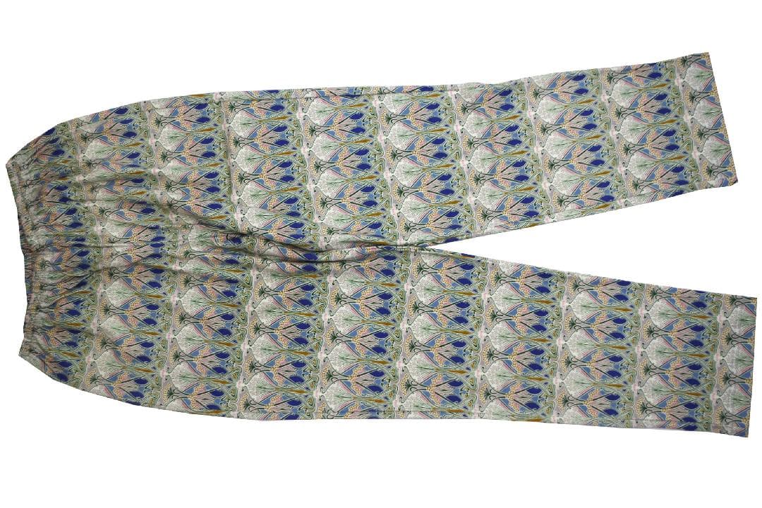 新品】リバティ LIBERTY fabric厚手スムースニットパジャマ（M)C