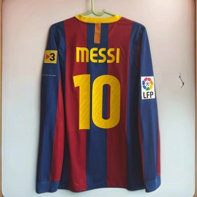 メッシ 10-11 バルセロナ MESSI 10 長袖 シャツ 希少 11/12 シーズン バルセロナ CL メッシ MESSI 10 長袖 - メルカリ