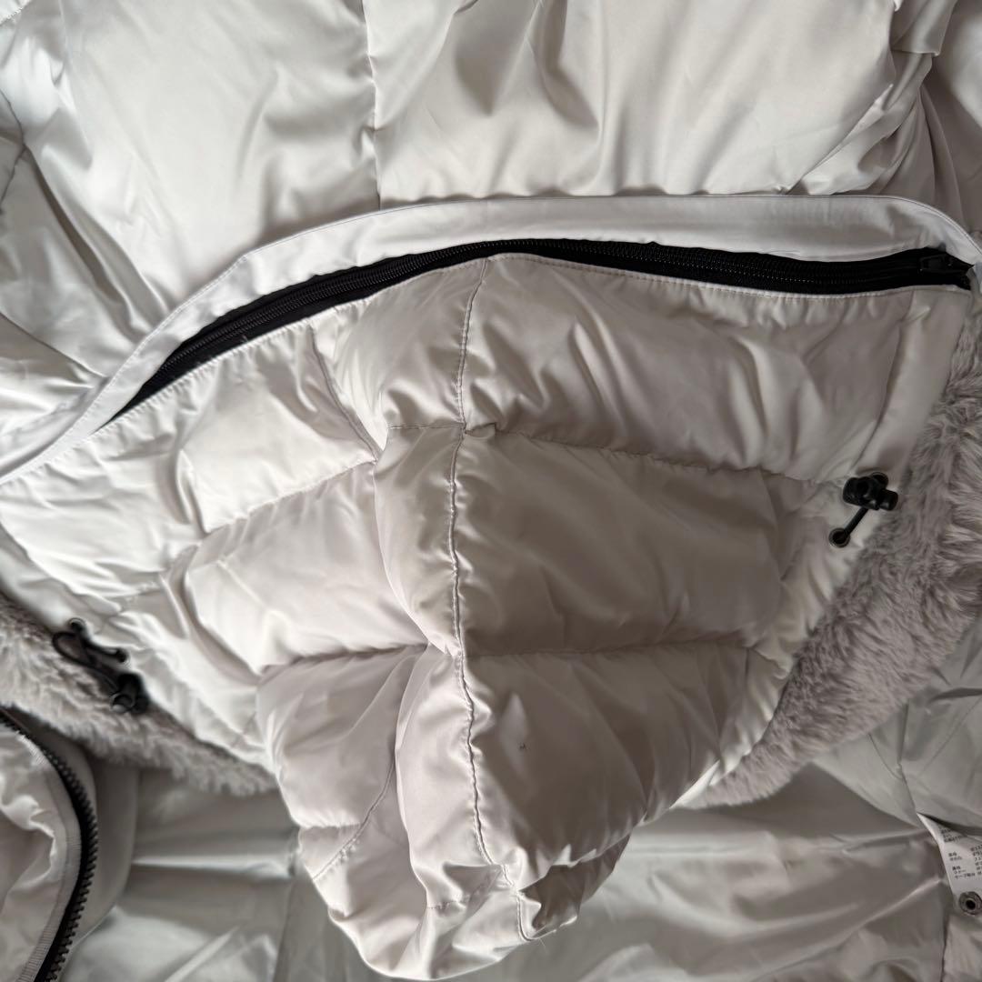 FILA GOLF《新品・未使用》ダウンコート ホワイトLL Aラインロング丈