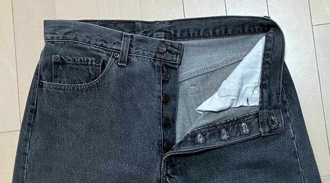 W33 L30】Levis501 先染めブラック 80年代 アメリカ製 - メルカリ