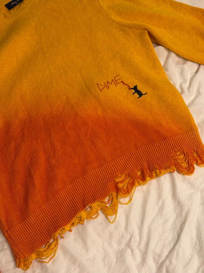 美品】DIME Cat Knit グラデーションニットセーター - メルカリ