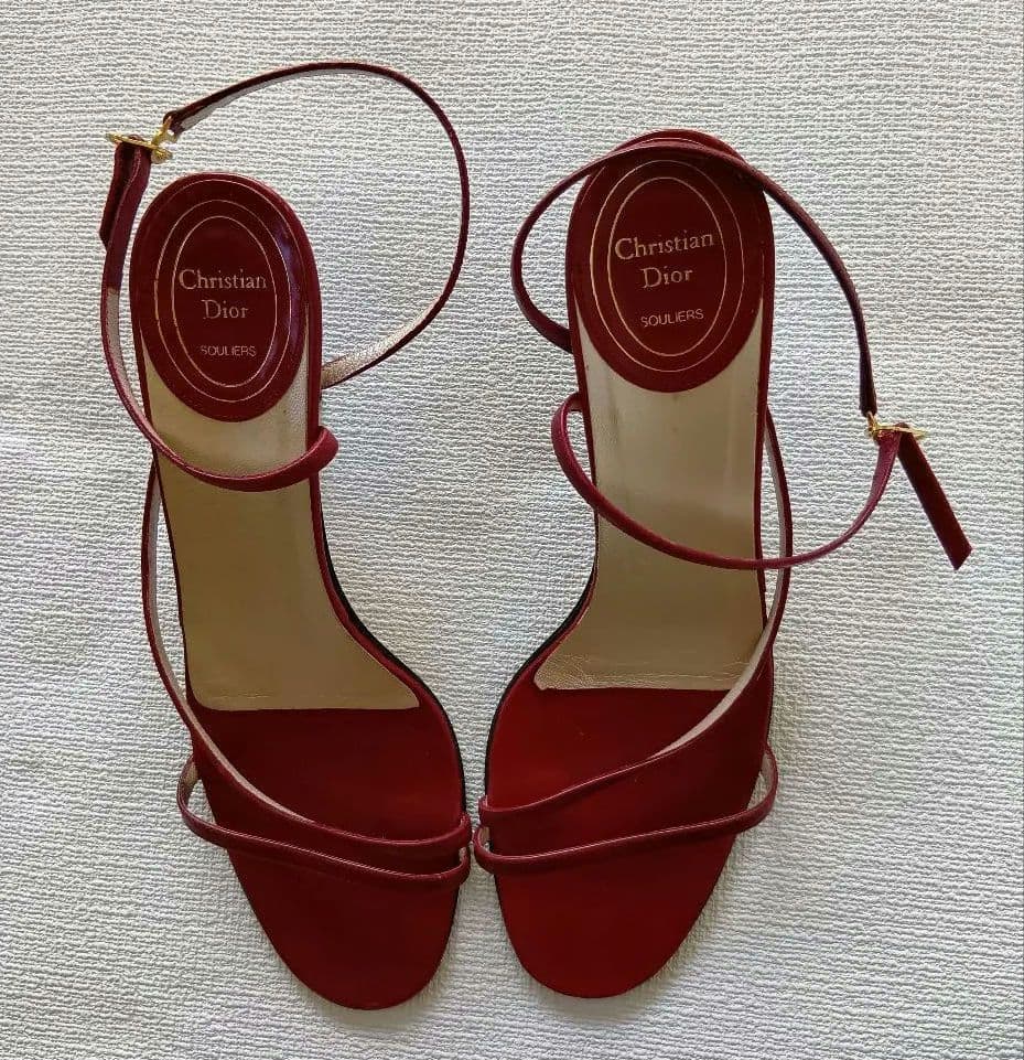 Christian Dior レースアップサンダル new sandals 🍓 Diorのレースアップサンダル #Fashion #Dior #sandals