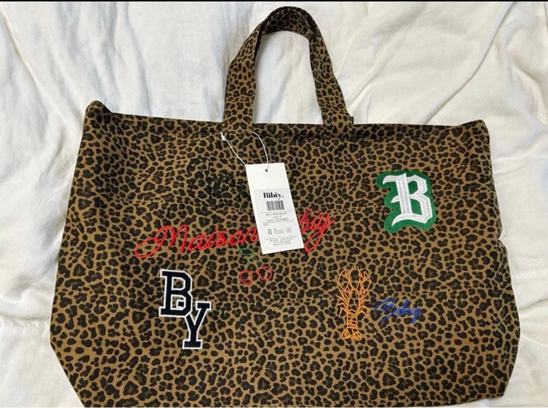 ビビィ MAISON BIBIY. LEOPARD TOTEヒョウ柄トートバッグ - メルカリ