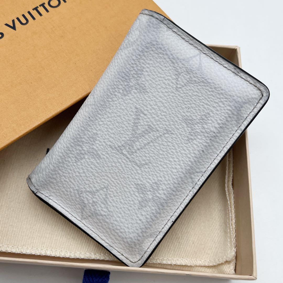 ルイヴィトン　オーガナイザードゥポッシュ タイガラマ　名刺入れ　白　近年 LOUIS VUITTON - ルイ ヴィトン オーガナイザー ドゥ ポッシュ カード