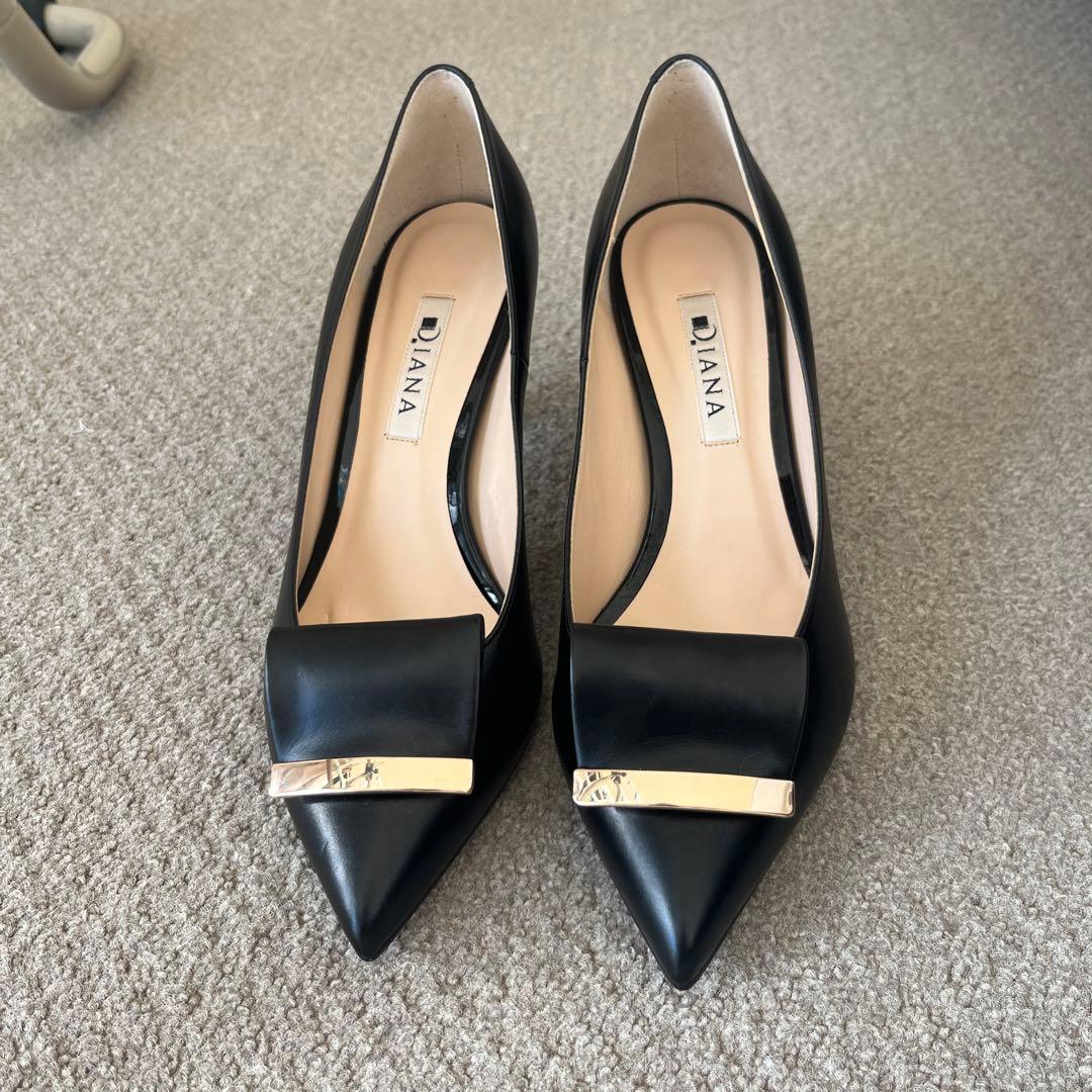 パンプス　ダイアナ　新品未使用　23センチ　黒 artemisダイアナ パンプス黒 23cm - メルカリ