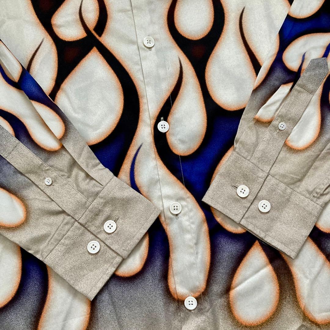 未使用 Etudes エチュード ファイヤーパターン シャツ 50 - メルカリ