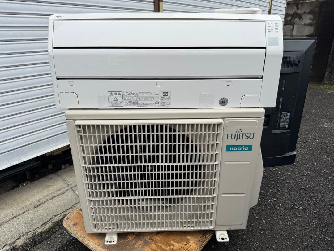 室外機も込 10畳用 2021年製 富士通 エアコン クーラー 2.8kw 28