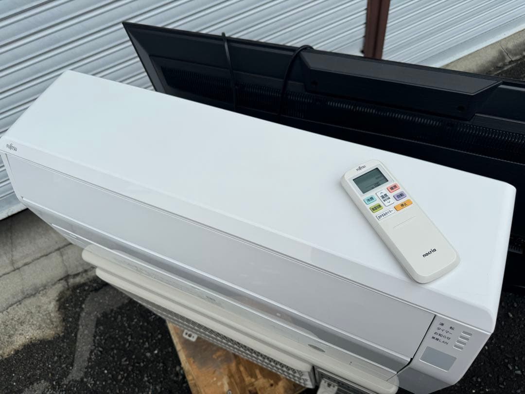室外機も込 10畳用 2021年製 富士通 エアコン クーラー 2.8kw 28