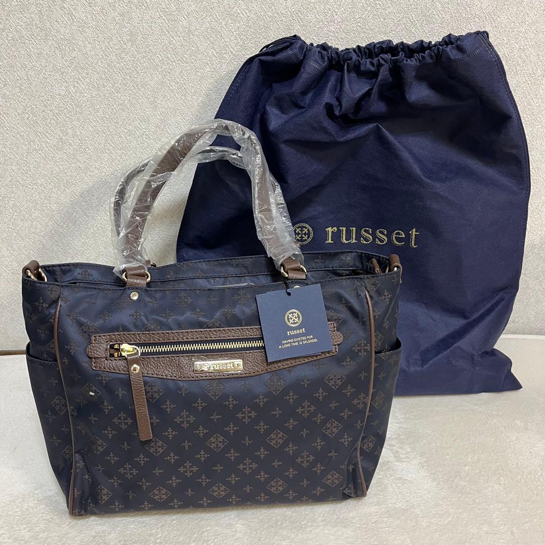 【新品未使用】russet ラシット　トートバッグ　ショルダーバッグ russet（ラシット） ショルダーバッグ バッグ 「再値下げ」スエード