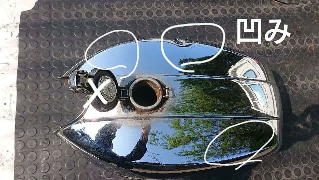 スズキ純正 GT380 ガソリン タンク メッキ品 サンパチ GT550 - メルカリ