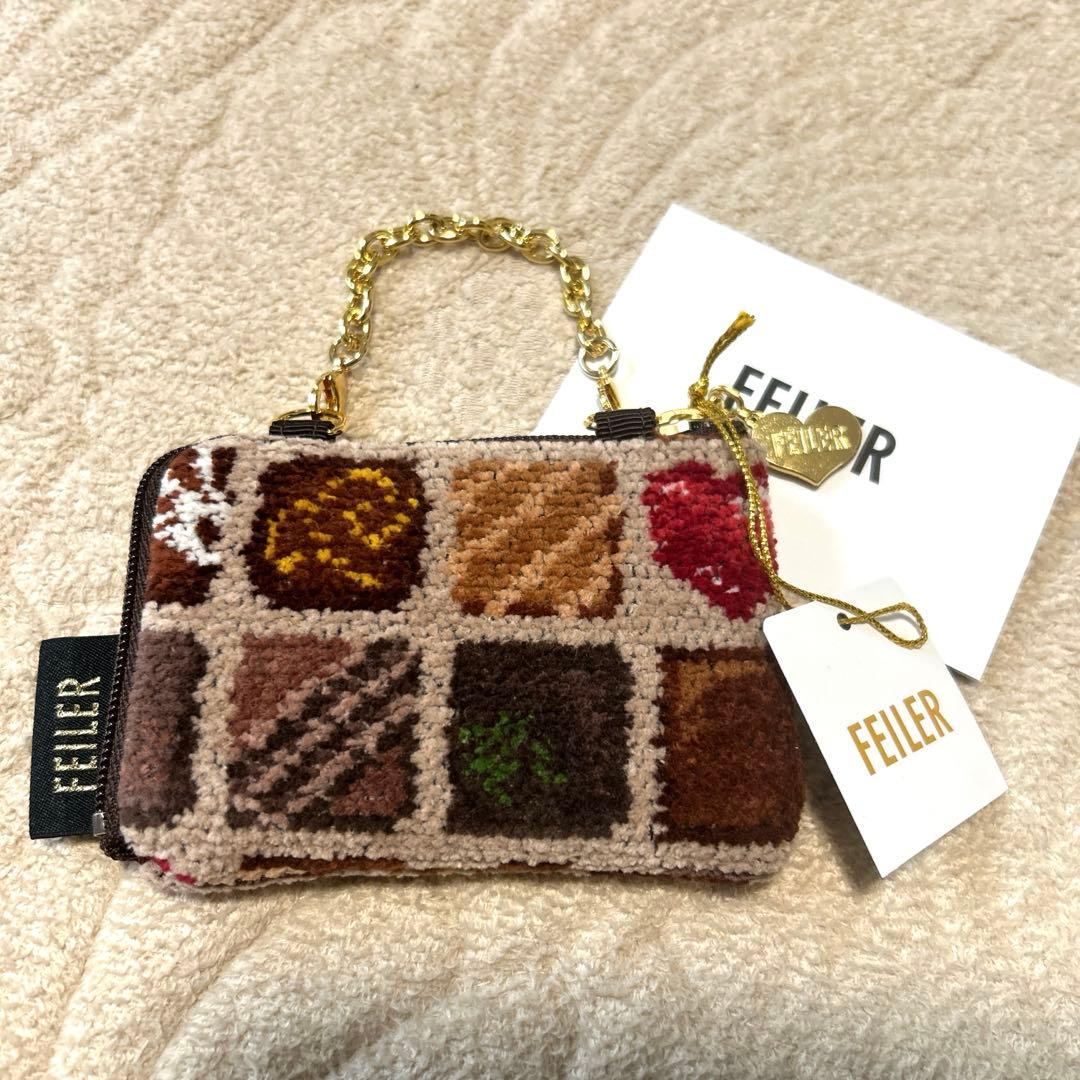 フェイラー コフレドゥショコラ サイドポーチ（良柄） - メルカリ