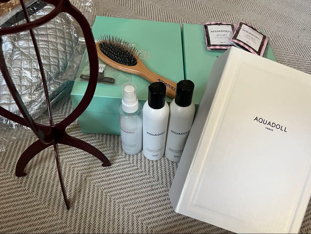 AQUADOLL セット（ウィッグ5点） ウィッグ専用ケア用品4点セット[wgcs001]