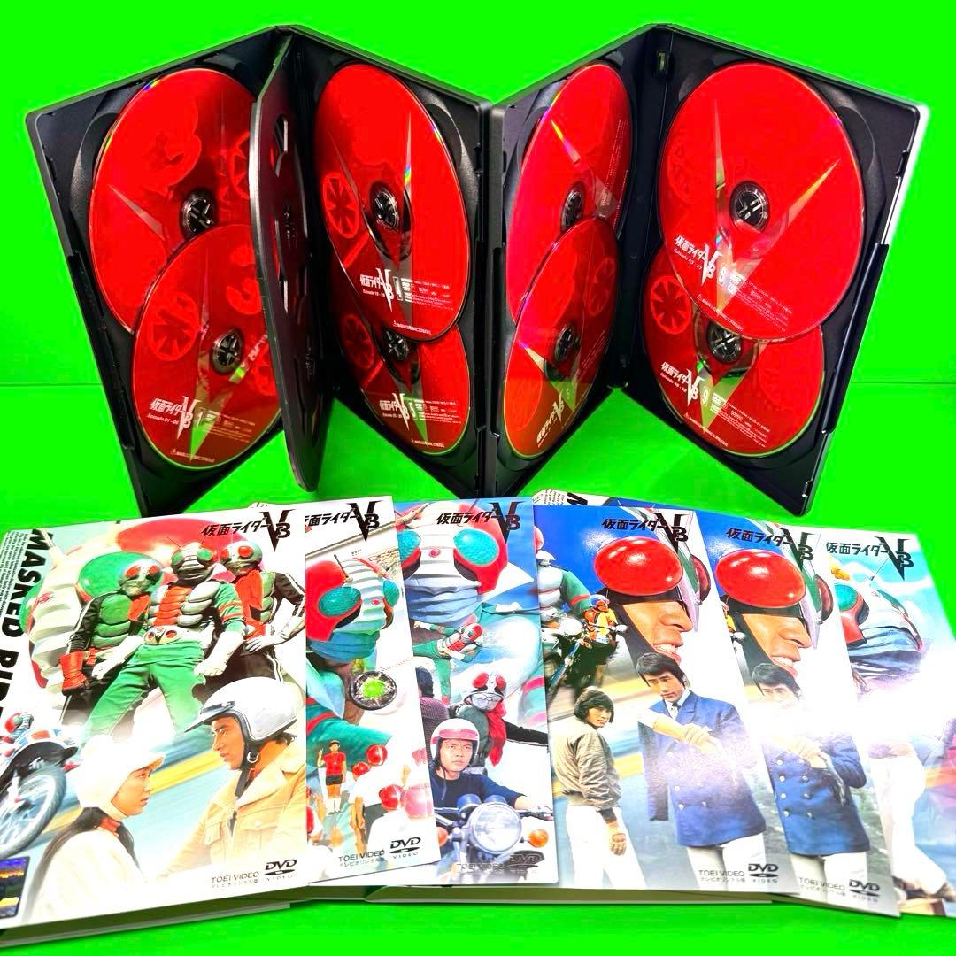 ケース付 仮面ライダーV3 DVD 全9巻 全巻セット 宮内洋 小林昭二