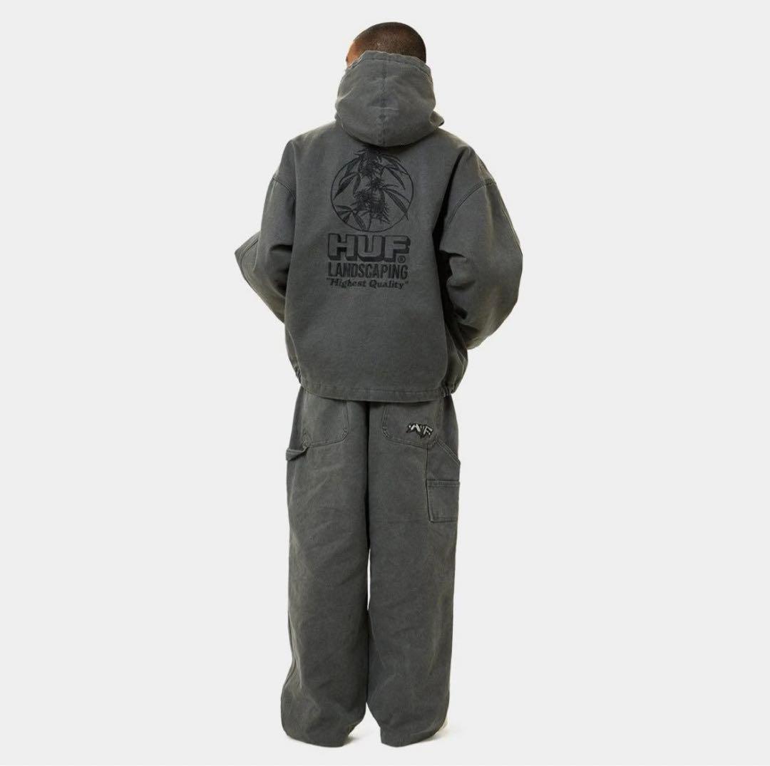 最終価格】HUF LANDSCAPING HOODED JACKET - メルカリ