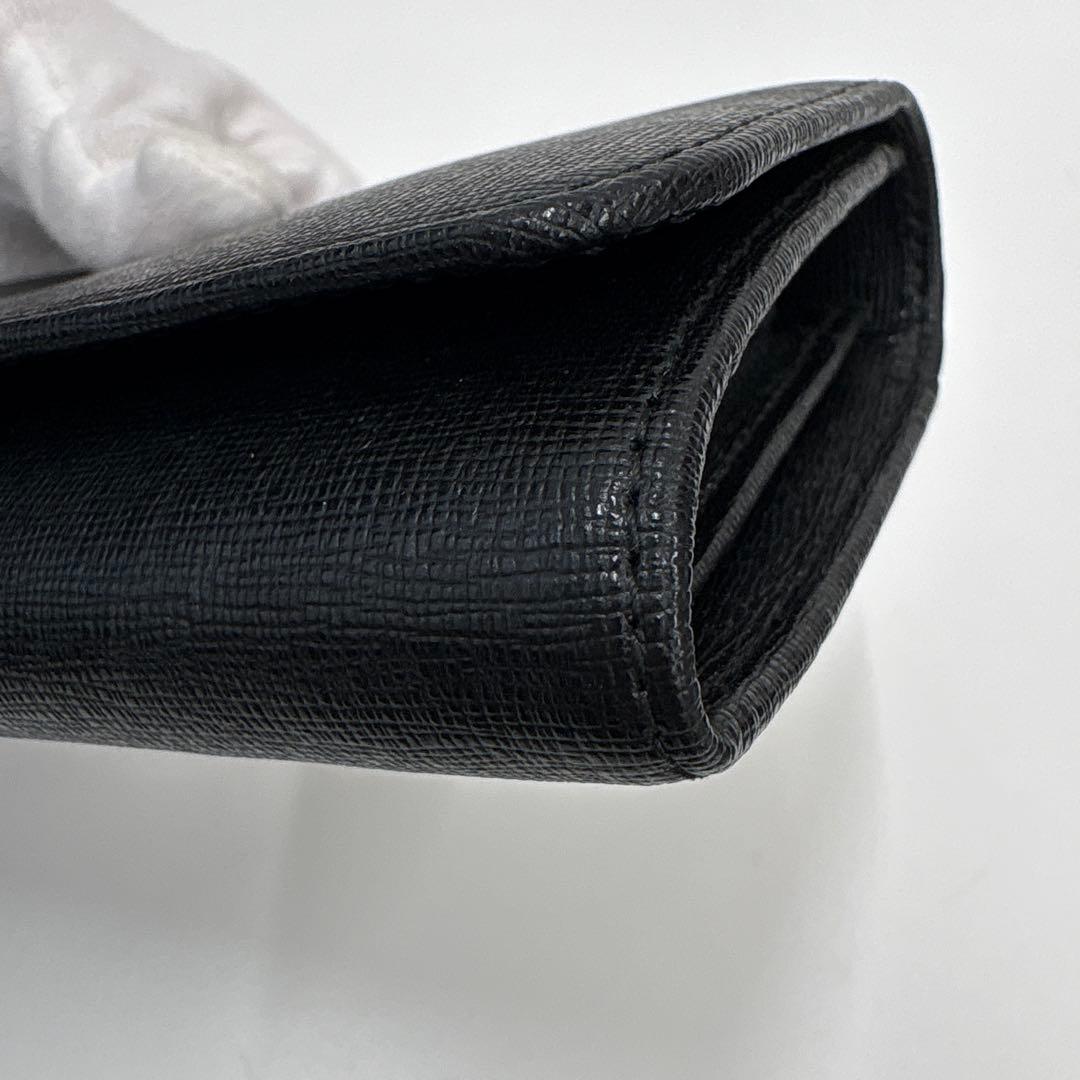 未使用品 FURLA ブラック レザー 長財布 - メルカリ