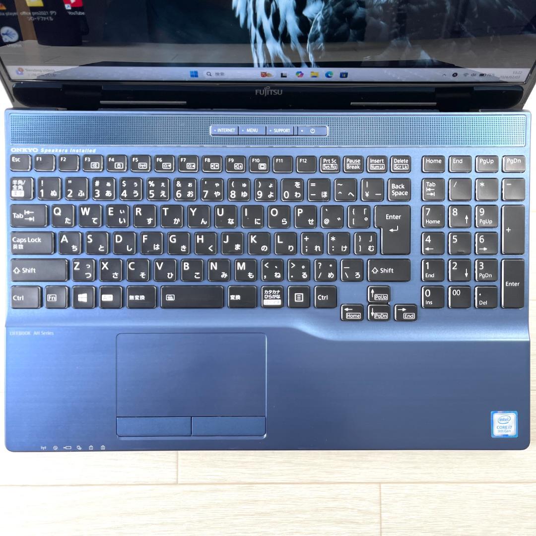 富士通 第9世代 i7 新品SSD512＋HDD メモリ16 ノートパソコン - メルカリ