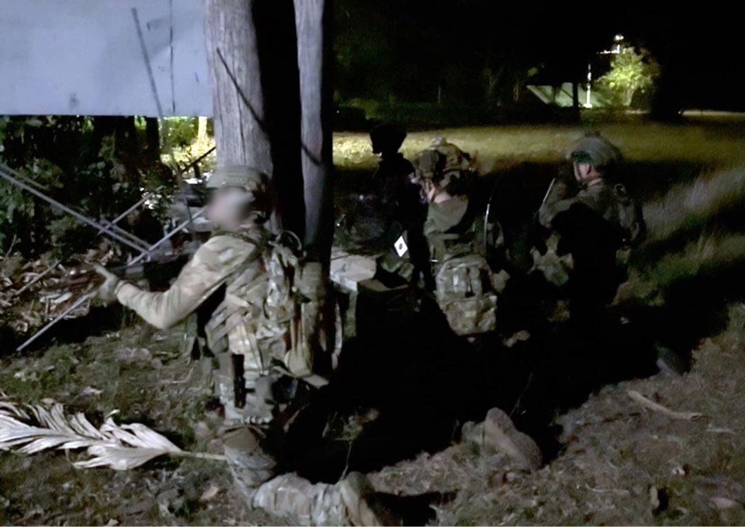 陸上自衛隊 海外派遣用 日の丸 リフレクター パッチ PKO 特殊作戦群