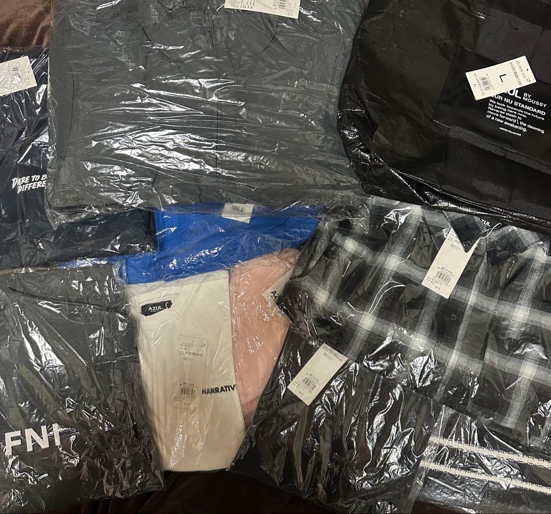 AZUL BY MOUSSY 2026 福袋メンズL（抜き取りなし！）全10点 - メルカリ