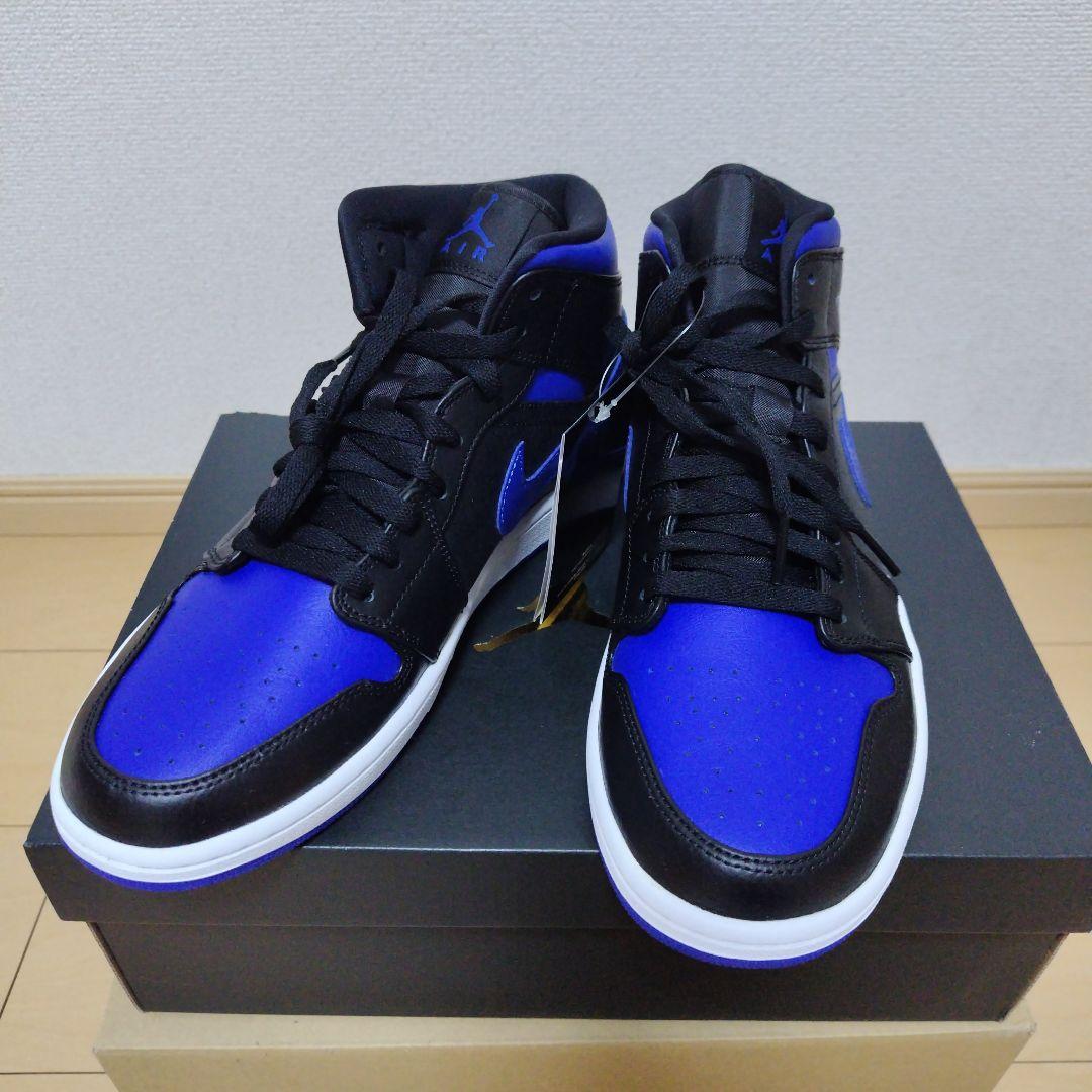 新品Nike Air Jordan 1 ブラック/ブルー ハイカット27.5cm NIKE（ナイキ） ×フラグメントデザイン AIR JORDAN 1 エアジョーダン 1