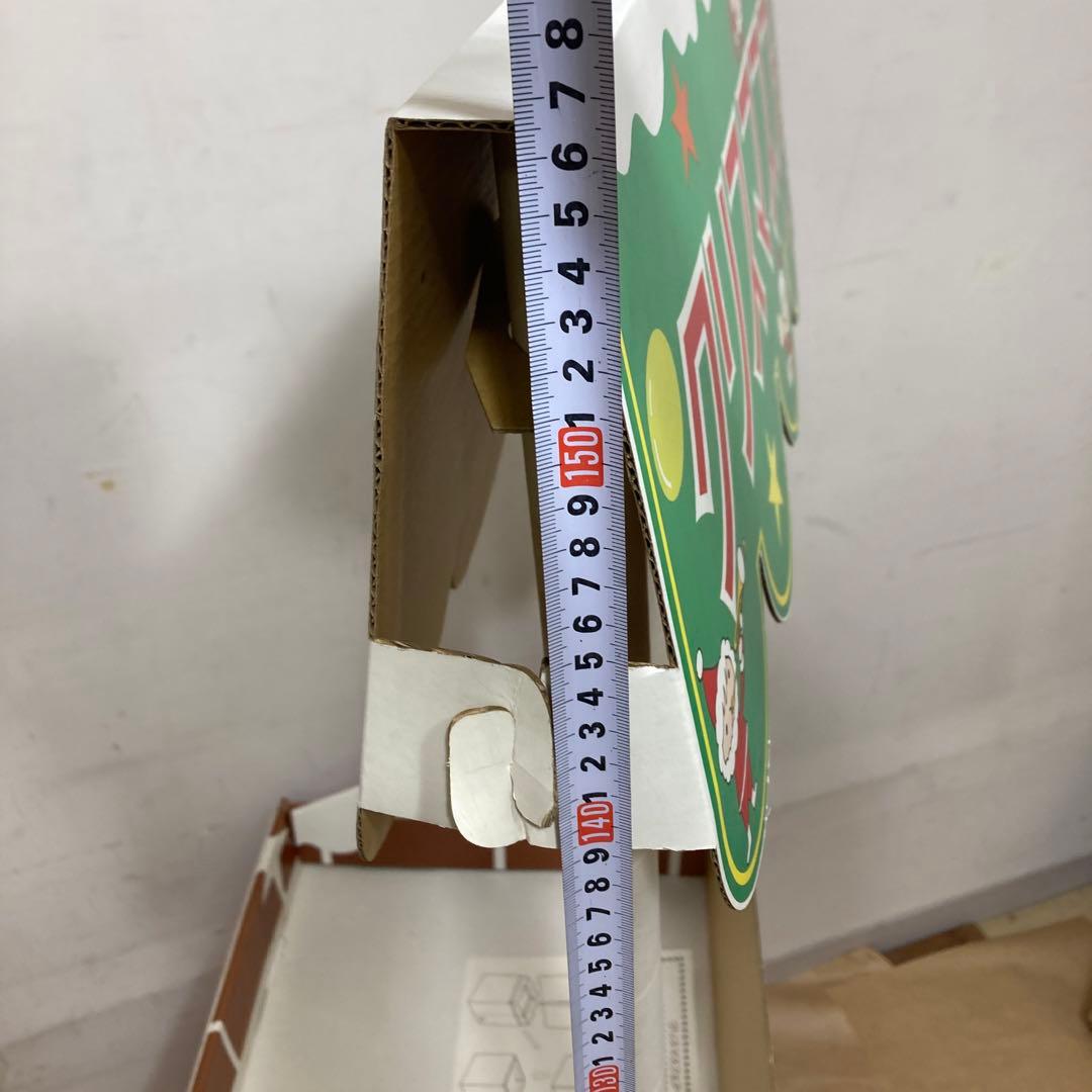 希少 くすの木 クリスマスフェア 販売台 展示 店頭ディスプレイ 昭和