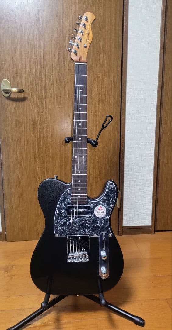 【未使用に近い美品】バッカスBTE-2-RSM/R-BPPGスポットモデル Bacchus BTE-2-RSM/R-BPPG エレキギター初心者14点セット【マーシャル