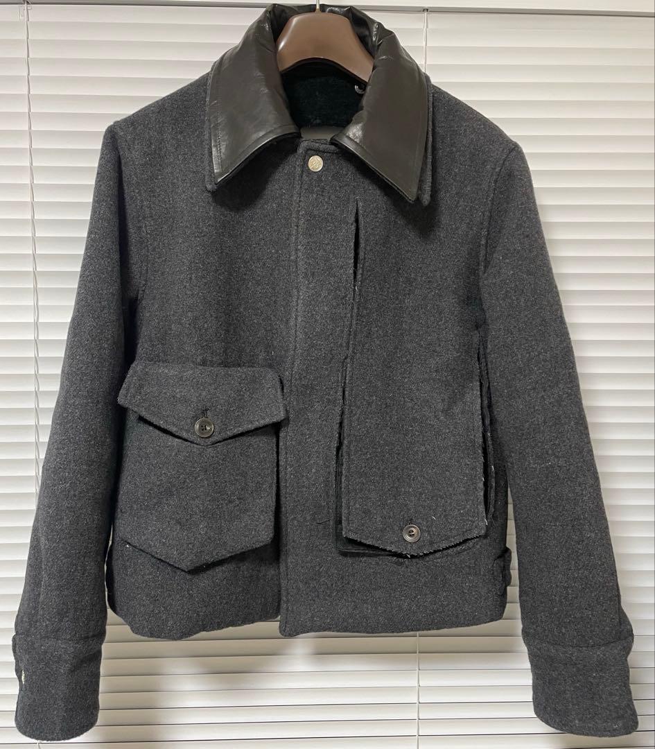 FW2025 NULLUS PEELED OFF JACKET GREY 1 - メルカリ