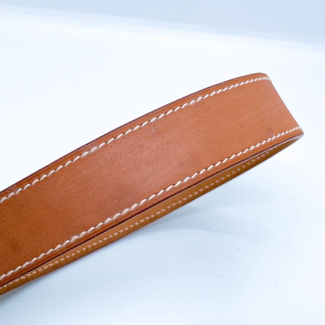 箱付き/美品✨エルメス エトリヴィエール レザー ベルト ◽︎I刻印 75
