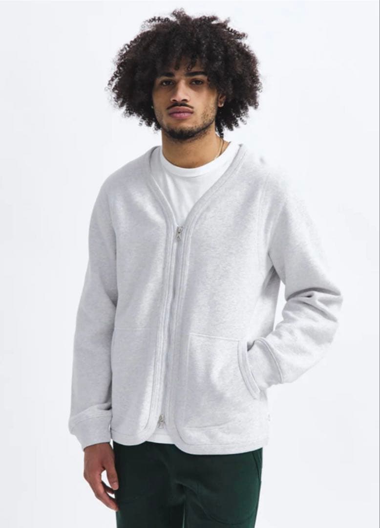 REIGNING CHAMP カーディガン L Reigning Champ カーディガン - Carbon | FWRD