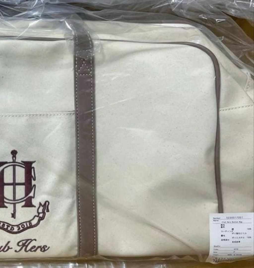 herlipto Club Hersノベルティ Boston Bag