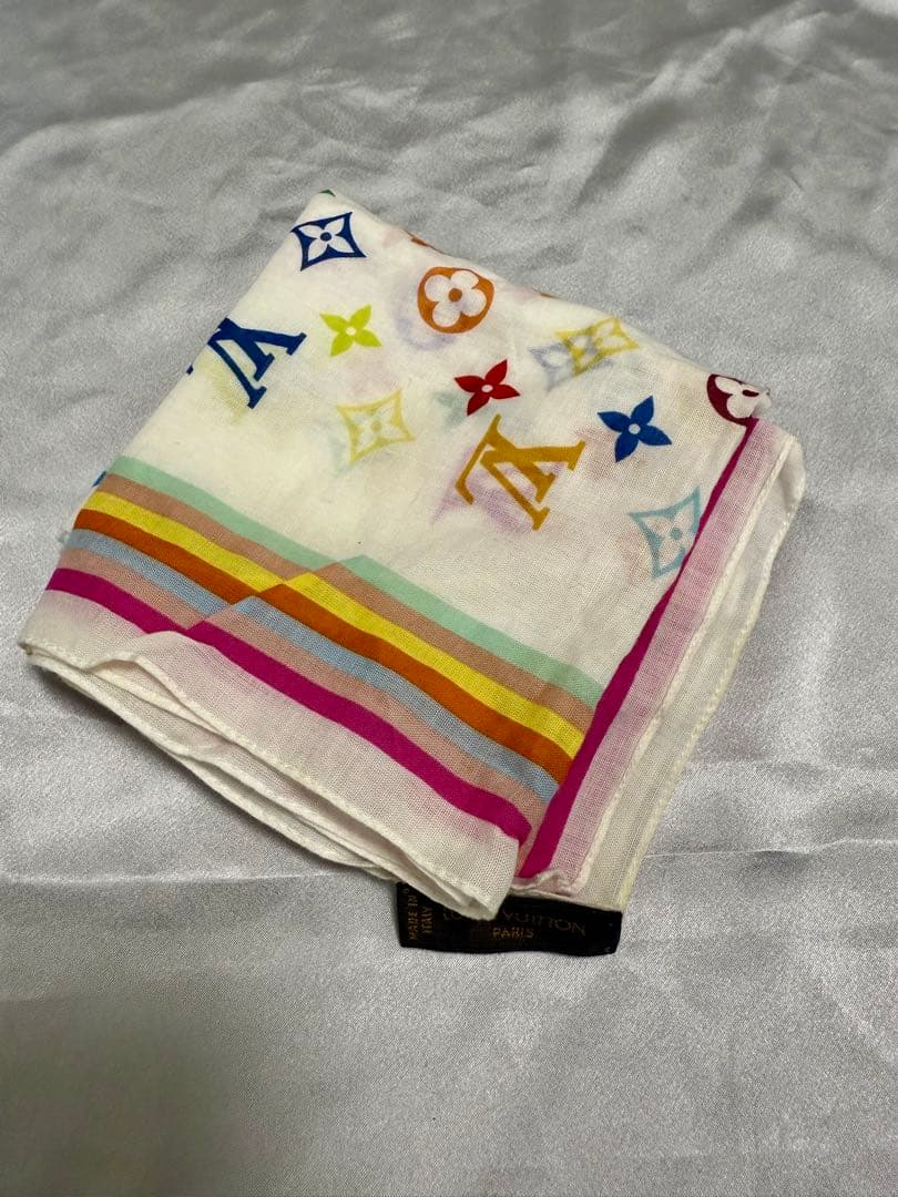 LOUIS VUITTON カラフル ハンカチ LOUIS VUITTON - LOUIS VUITTON ルイ・ヴィトン ハンカチ M71912