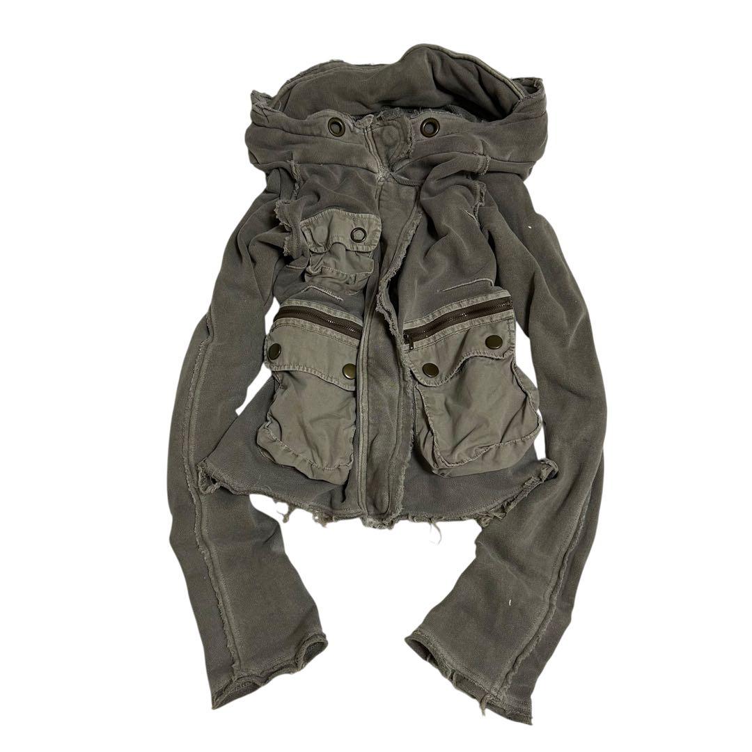 00's vintage goa ギミック　ミリタリージャケット グランジ 00's archive ギミック ミリタリージャケット グランジ y2k - メルカリ