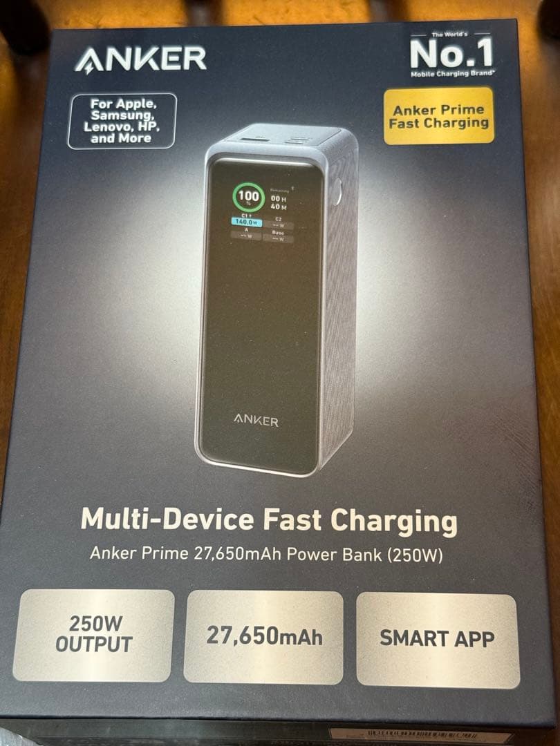 f*b様 Anker Prime Power Bank (27650mAh, 2 Amazon.com: Anker Prime Power Bank, 27,650mAh 3-Port 250W Portable