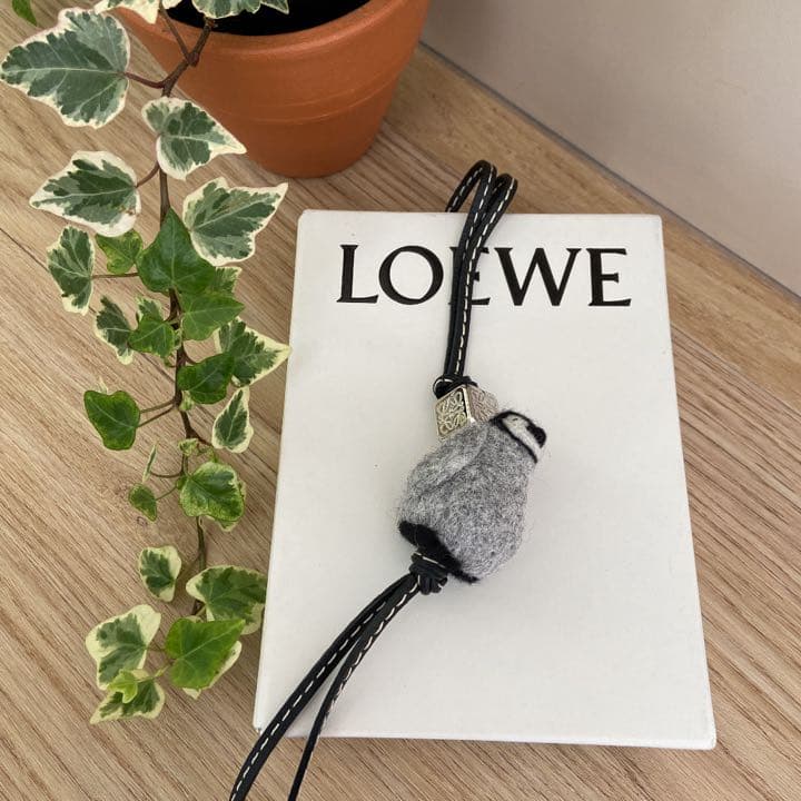 ロエベ LOEWE ベビーペンギンバッグチャーム アナグラムダイス