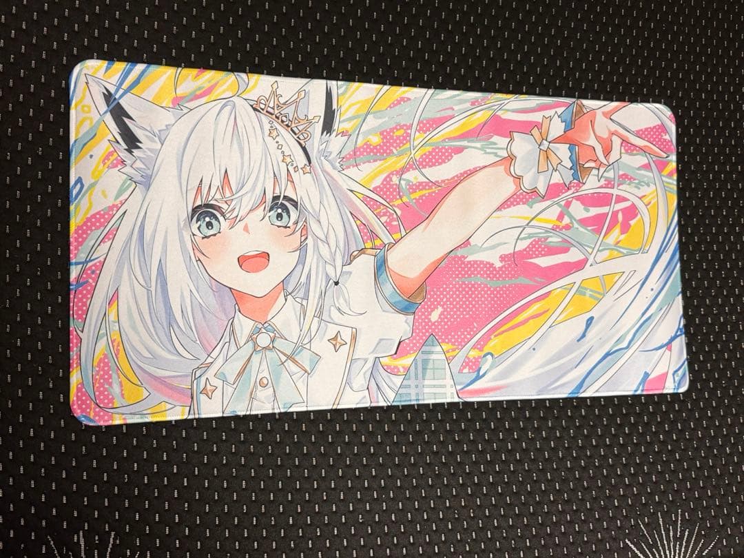 ホロライブ 白上フブキ デスクマット マウスパッド ラバーマット
